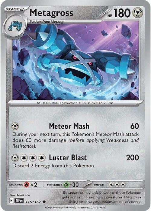 Metagross - 115/162 - Pokémon