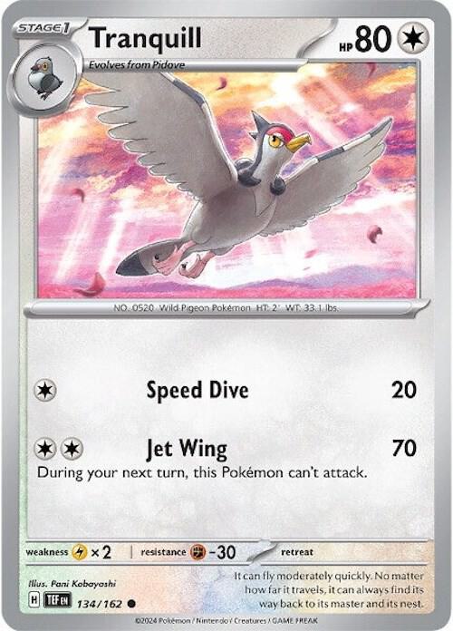Tranquill - Pokémon