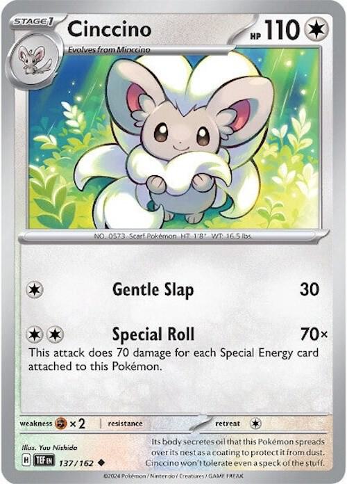 Cinccino - 137/162 - Pokémon