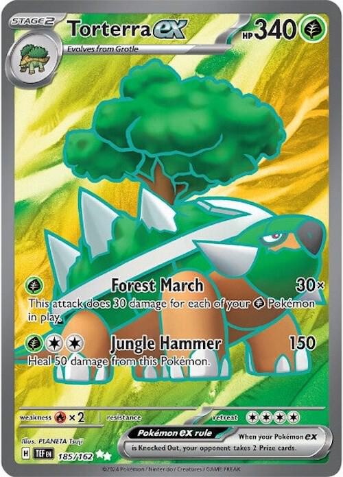 Torterra ex - 185/162 - Pokémon