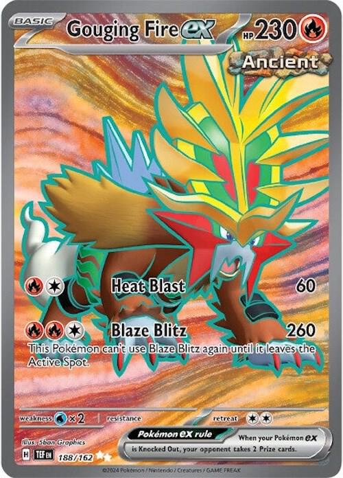 Gouging Fire ex - 188/162 - Pokémon