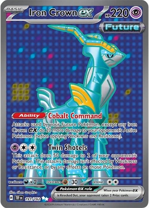 Iron Crown ex - 191/162 - Pokémon