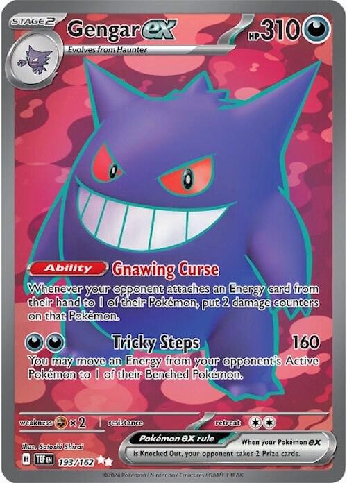 Gengar ex - 193/162 - Pokémon