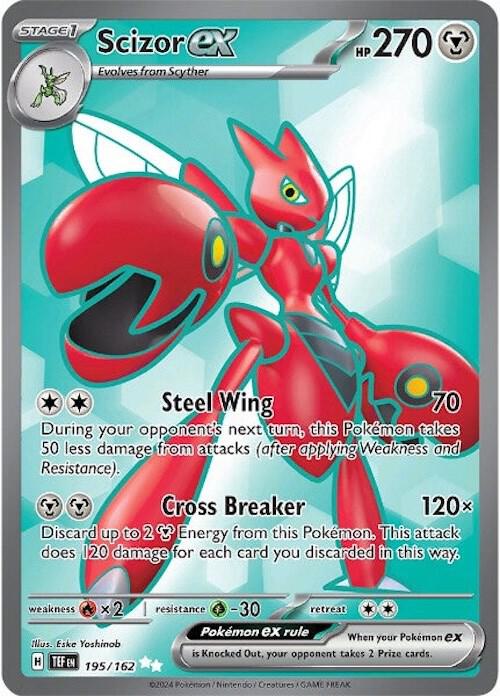 Scizor ex - 195/162 - Pokémon
