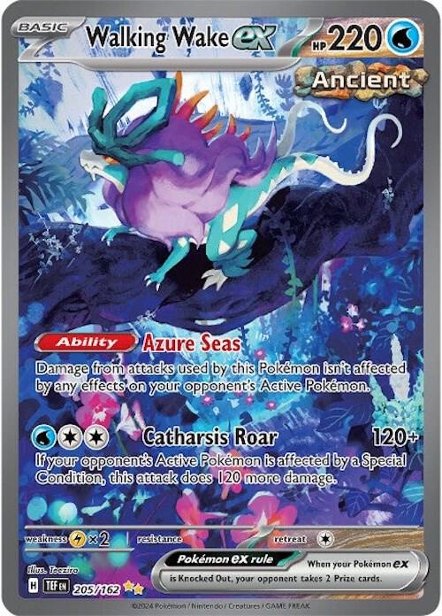 Walking Wake ex - 205/162 - Pokémon
