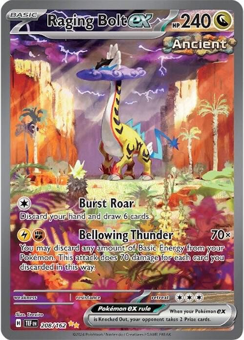 Raging Bolt ex - 208/162 - Pokémon
