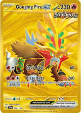 Gouging Fire ex - 214/162 - Pokémon