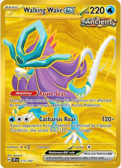 Walking Wake ex - 215/162 - Pokémon