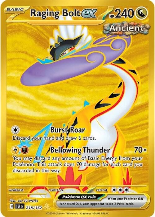 Raging Bolt ex - 218/162 - Pokémon
