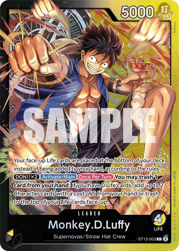Monkey.D.Luffy (003) - One Piece Card Game