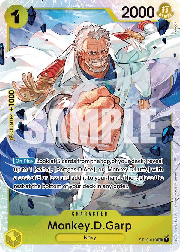 Monkey.D.Garp - One Piece Card Game