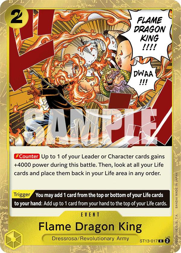 Flame Dragon King - One Piece Card Game