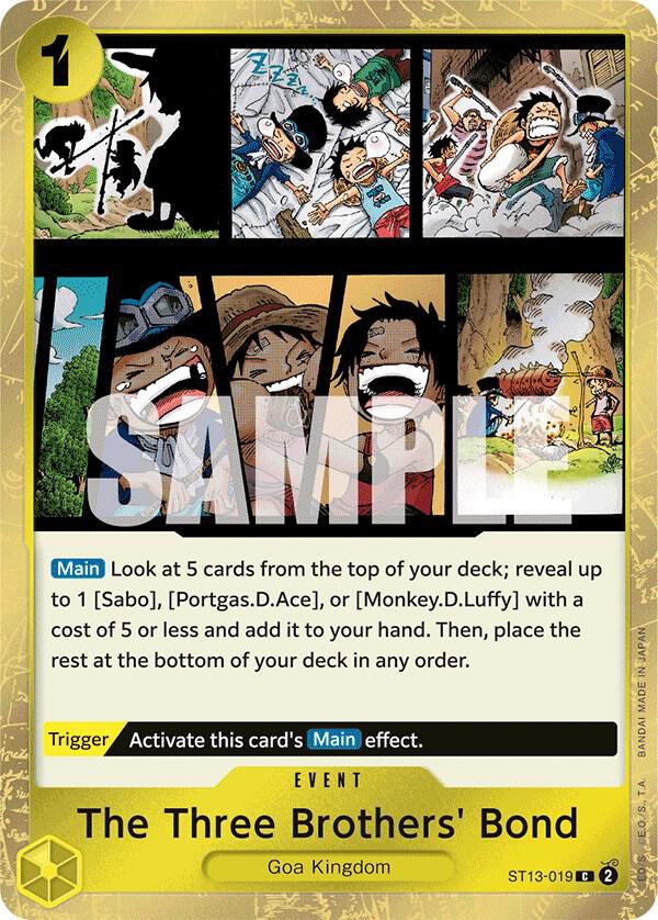 The Three Brothers' Bond - One Piece Card Game