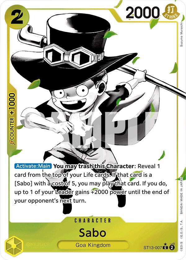 Sabo (007) (Parallel) - One Piece Card Game