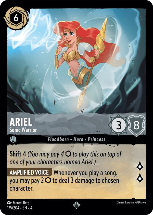 Ariel - Sonic Warrior - Disney Lorcana