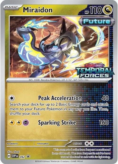 Miraidon - 092 (Prerelease) - Pokémon