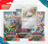 Twilight Masquerade 3 Pack Blister [Snorlax] - Pokémon