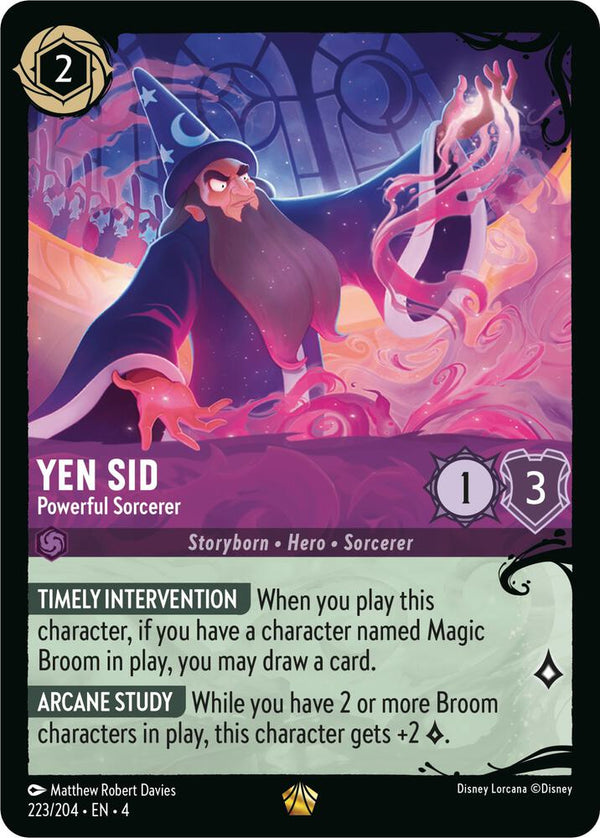 Yen Sid - Powerful Sorcerer (223/204) - Disney Lorcana