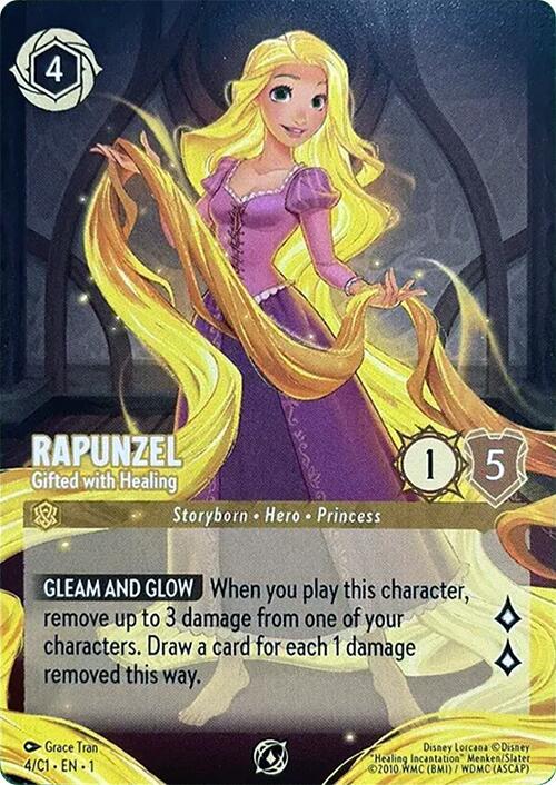 Rapunzel - Gifted with Healing (DLPC 4) - Disney Lorcana