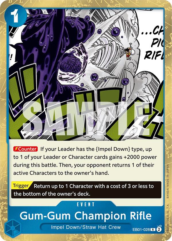 Gum-Gum Champion Rifle - One Piece Card Game