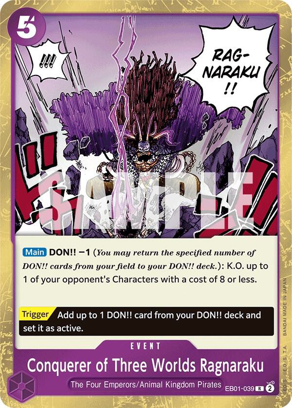 Conquerer of Three Worlds Ragnaraku - One Piece Card Game