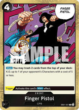 Finger Pistol - One Piece Card Game