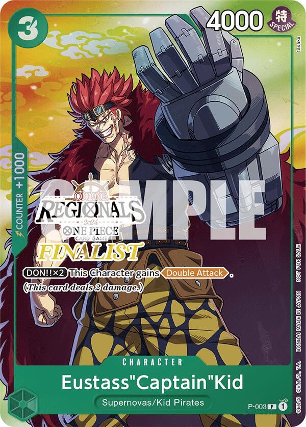Eustass"Captain"Kid (Online Regional 2024 Vol. 2) [Finalist] - One Piece Card Game