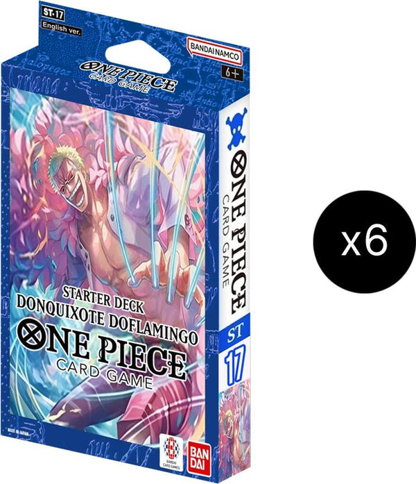 Starter Deck 17: BLUE Donquixote Doflamingo Display - One Piece Card Game