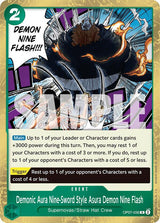 Demonic Aura Nine-Sword Style Asura Demon Nine Flash - One Piece Card Game