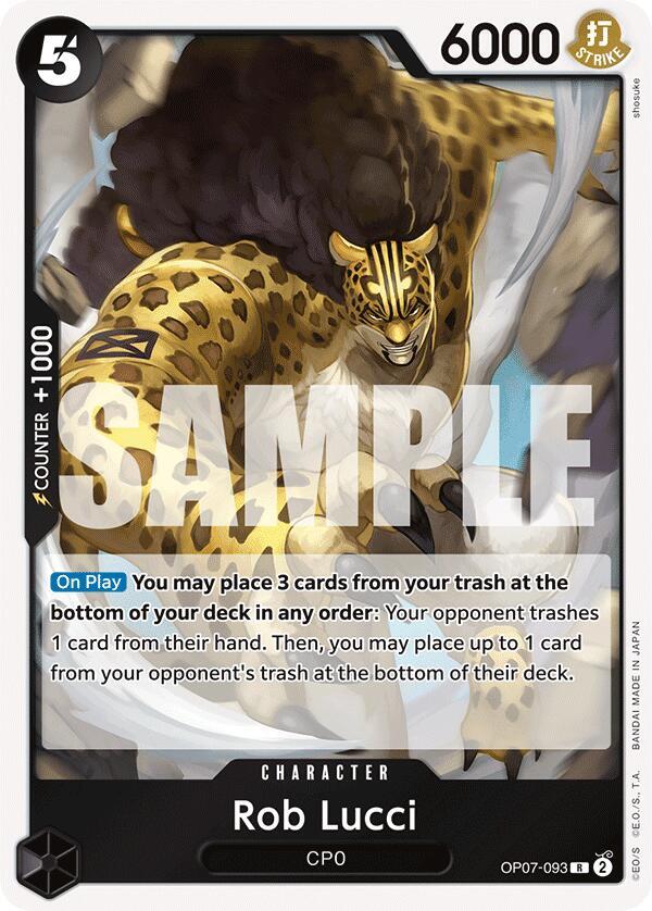 Rob Lucci (093) - One Piece Card Game