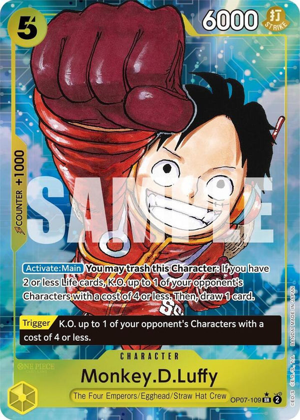 Monkey.D.Luffy (109) (Parallel) - One Piece Card Game