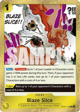 Blaze Slice - One Piece Card Game