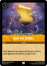 Sign the Scroll - Disney Lorcana