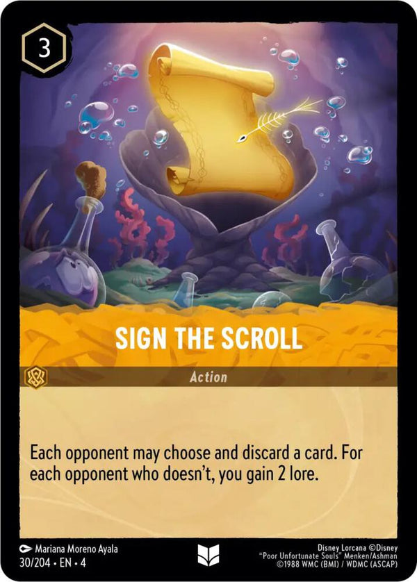 Sign the Scroll - Disney Lorcana