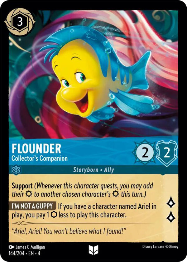 Flounder - Collector's Companion - Disney Lorcana