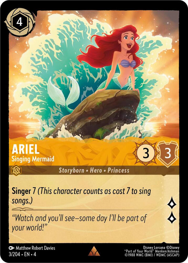 Ariel - Singing Mermaid - Disney Lorcana