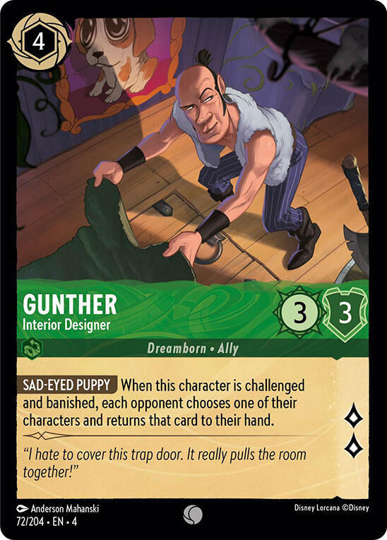 Gunther - Interior Designer - Disney Lorcana