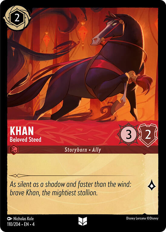 Khan - Beloved Steed - Disney Lorcana