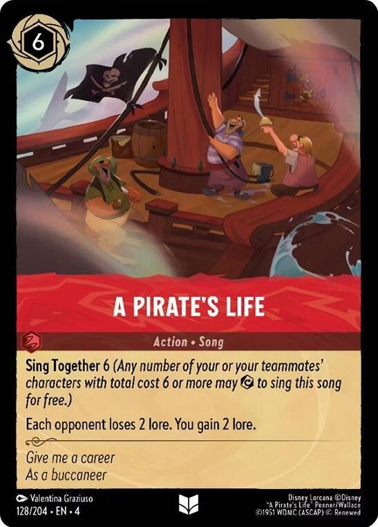 A Pirate's Life - Disney Lorcana