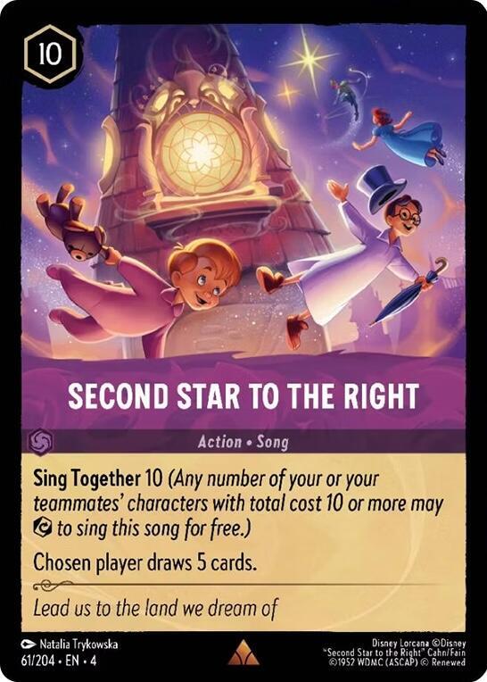Second Star to the Right - Disney Lorcana