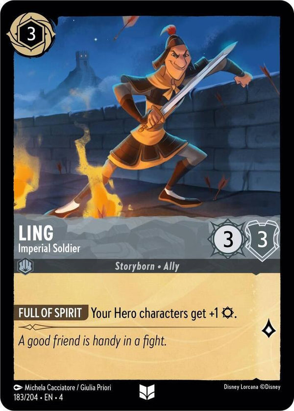Ling - Imperial Soldier - Disney Lorcana