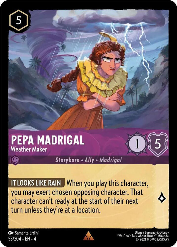 Pepa Madrigal - Weather Maker - Disney Lorcana