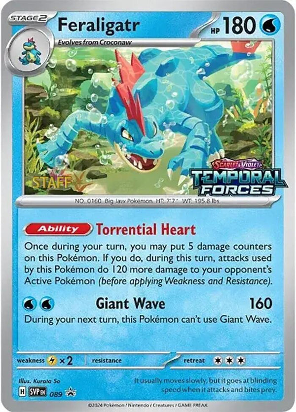 Feraligatr - 089 (Prerelease) [Staff] - Pokémon