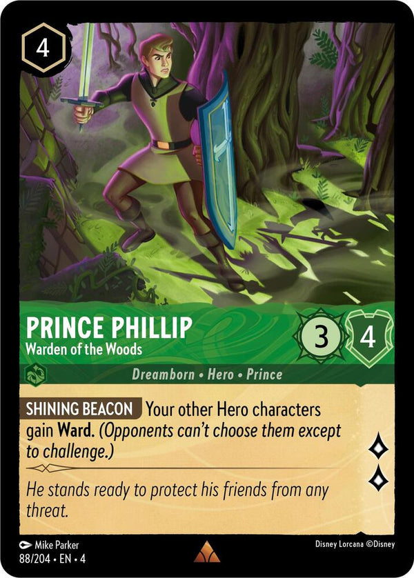 Prince Phillip - Warden of the Woods - Disney Lorcana