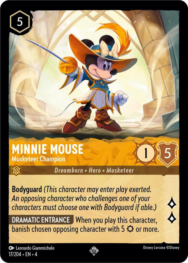 Minnie Mouse - Musketeer Champion - Disney Lorcana
