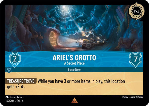 Ariel's Grotto - A Secret Place - Disney Lorcana