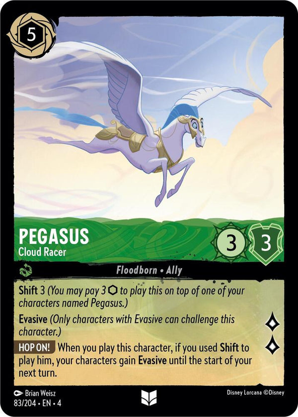 Pegasus - Cloud Racer - Disney Lorcana