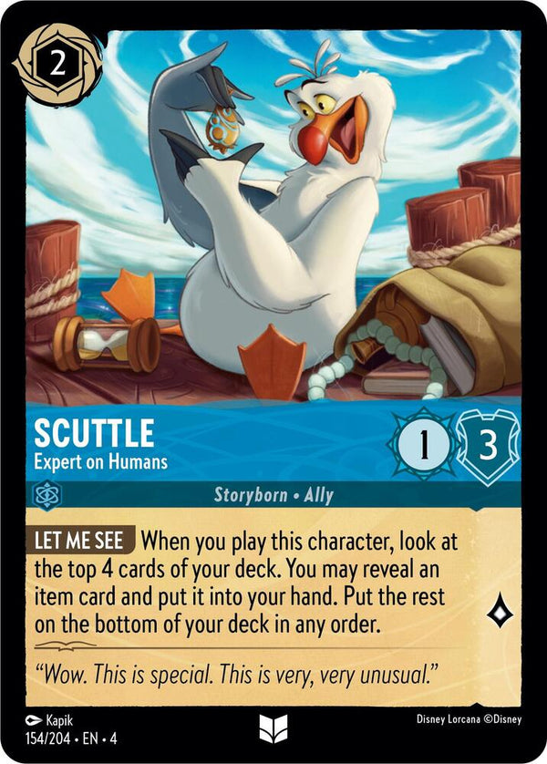 Scuttle - Expert on Humans - Disney Lorcana
