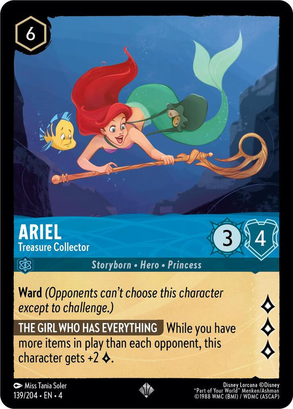 Ariel - Treasure Collector - Disney Lorcana