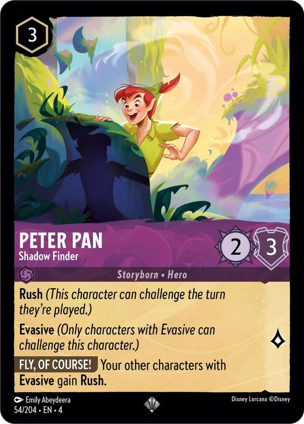 Peter Pan - Shadow Finder - Disney Lorcana